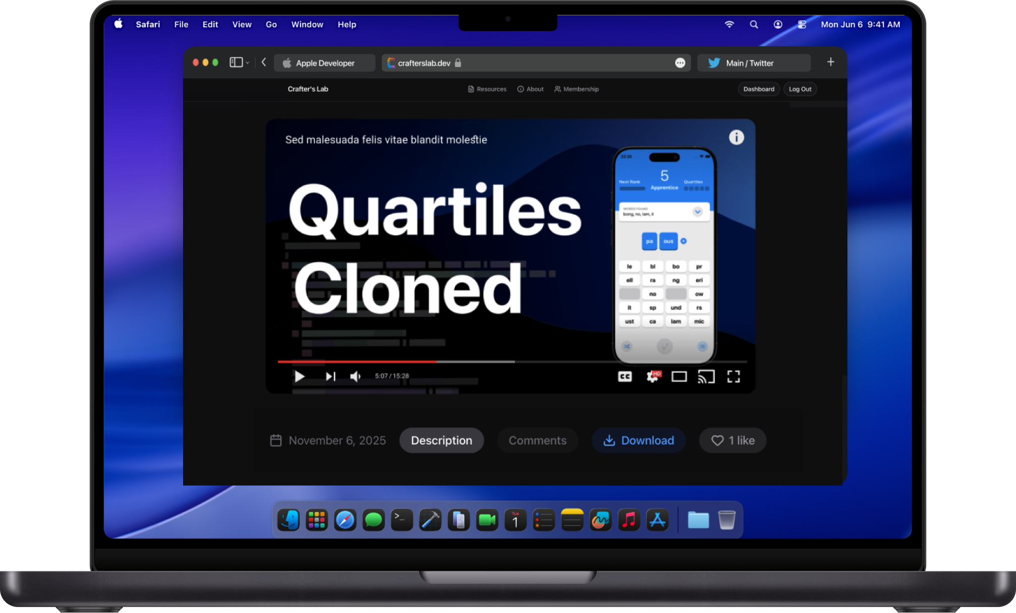 Tutorial resource preview